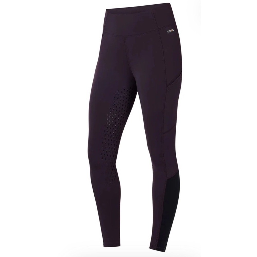 Kerrits Ladies Thermo Tech 2.0 Tights Size XL Purple Equestrian Riding Leggings